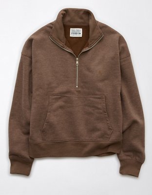 Женские худи American Eagle AE Everyday Luxe Quarter-Zip Sweatshirt — фото 3
