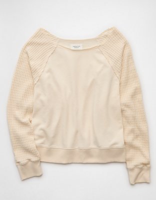 AE Mixed Knit Sweatshirt