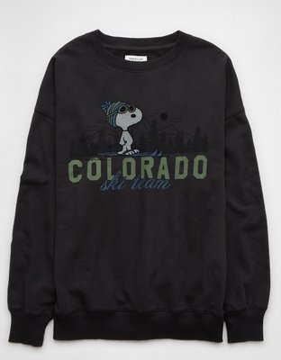 Женские худи American Eagle AE Oversized Snoopy Holiday Graphic Sweatshirt — фото 2
