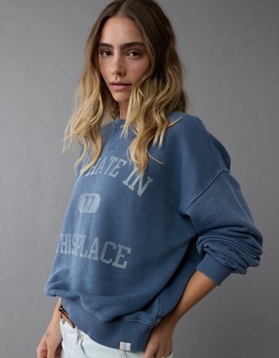 AE Sweatshirt de Fit Relajado con Gráfico del Orgullo