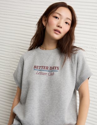 AE Sweatshirt Manga Corta con Gráfico