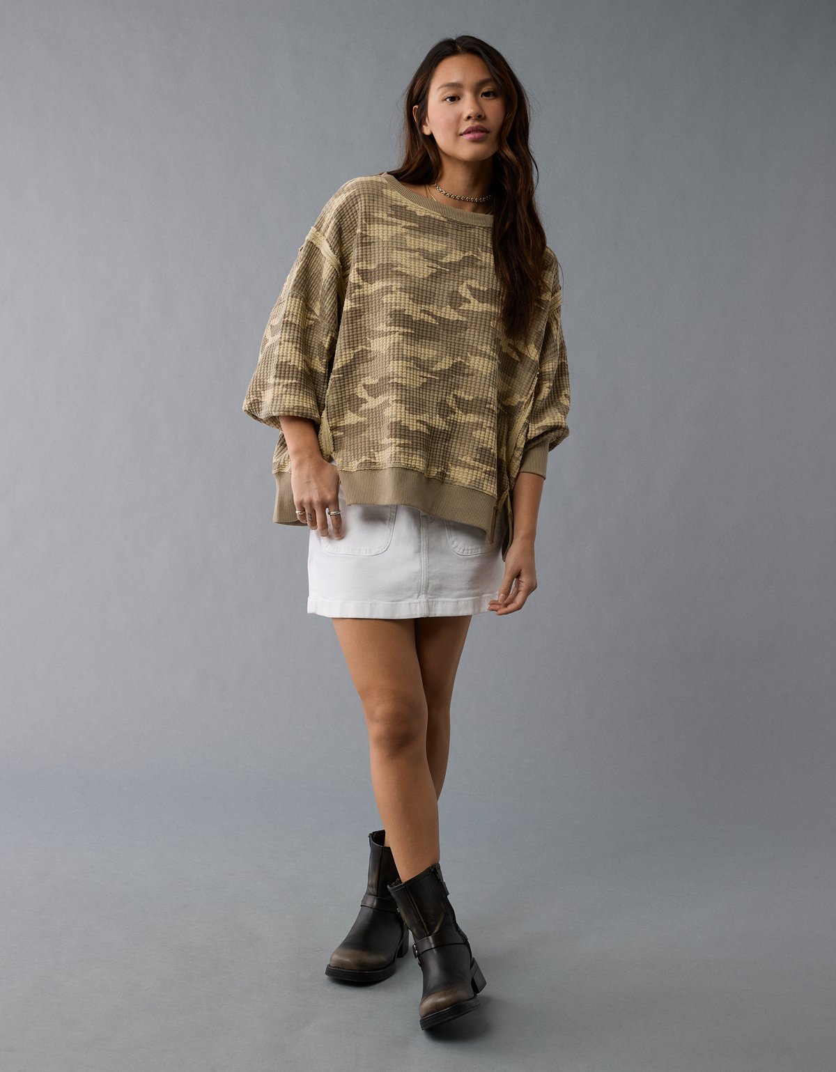 AE Big Hug Waffle Sweatshirt - image 5