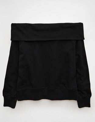 トップス dich henderson OFF SHOULDER SWEAT BLACK トップス dich henderson OFF SHOULDER SWEAT BLACK トップス