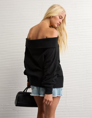 AE Off-The-Shoulder Sweatshirt