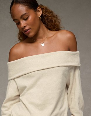 AE Off-The-Shoulder Sweatshirt