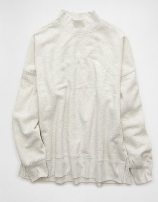 AE Everyday Luxe Oversized Mock Neck Sweatshirt