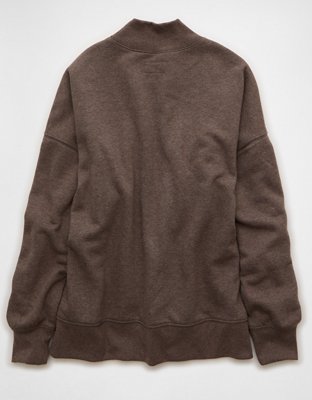 AE Everyday Luxe Oversized Mock Neck Sweatshirt