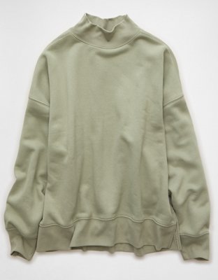 AE Everyday Luxe Oversized Mock Neck Sweatshirt