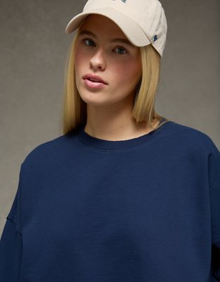 AE Side Lace-Up Sweatshirt | American Eagle