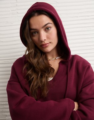 AE Big Hug V-Neck Hoodie