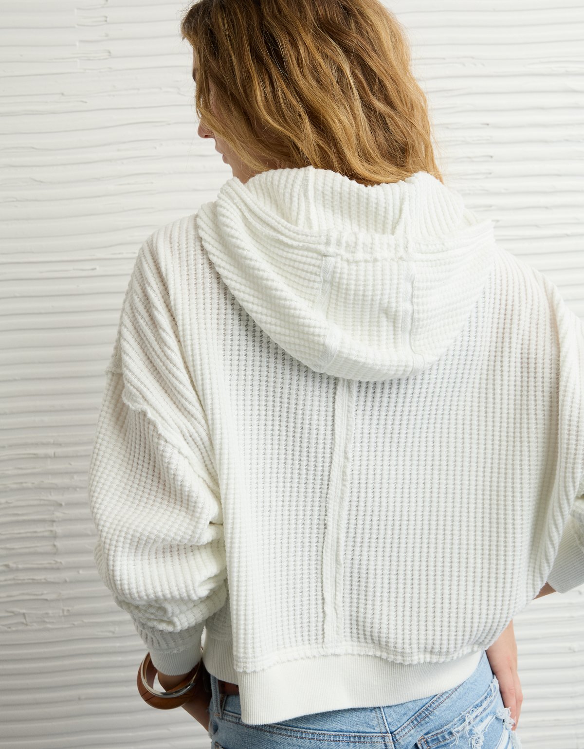 AE Waffle Fleece Hoodie - image 2