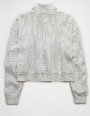 AE Half-Zip Waffle Fleece Sweatshirt