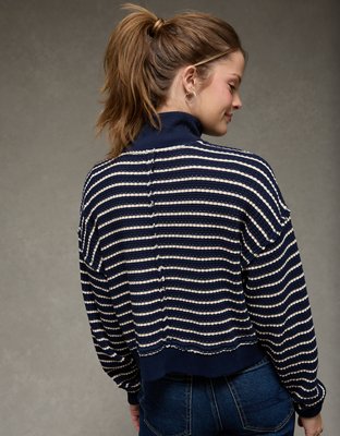 AE Half-Zip Waffle Fleece Sweatshirt