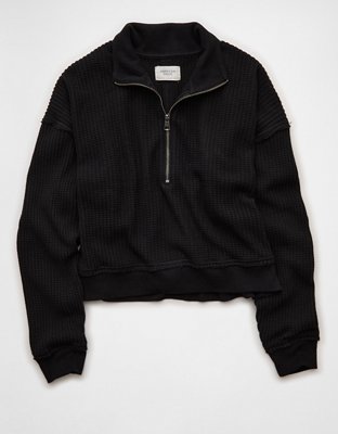 AE Half-Zip Waffle Fleece Sweatshirt