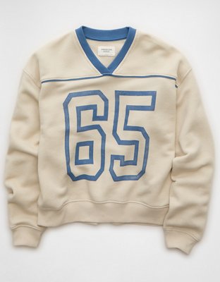 AE Varsity Graphic V-Neck Sweatshirt