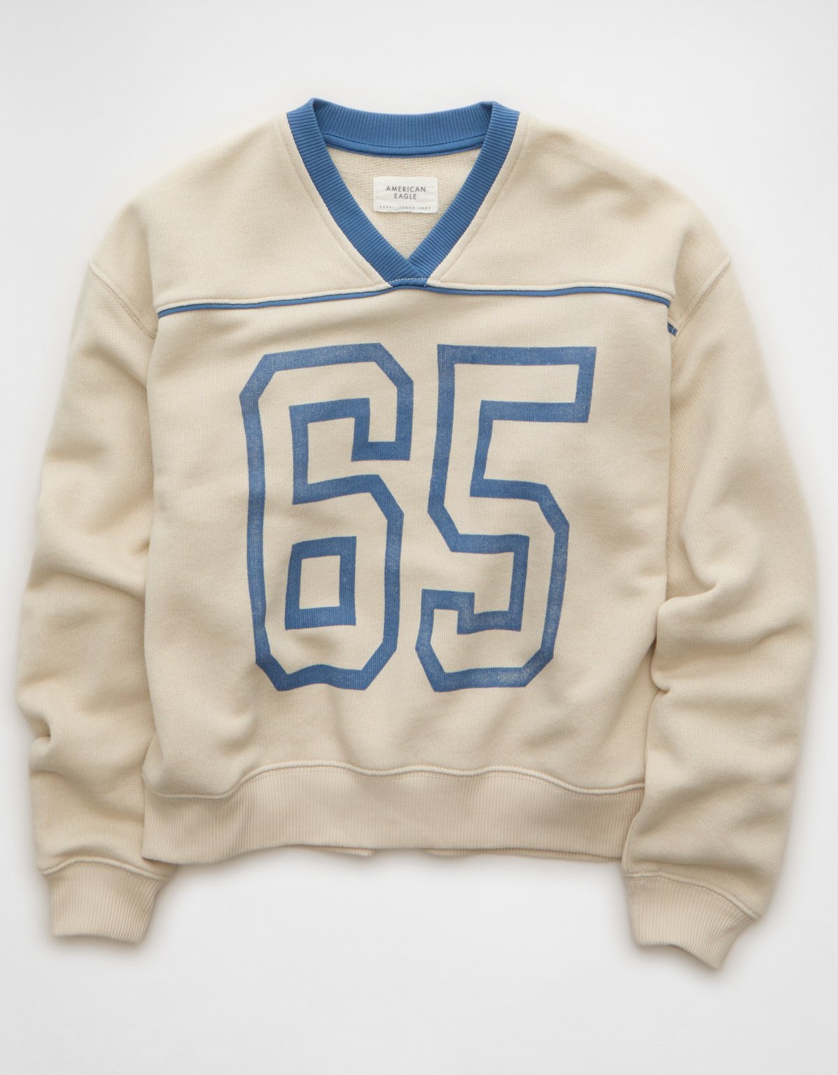 AE Varsity Graphic V-Neck Sweatshirt - image 3