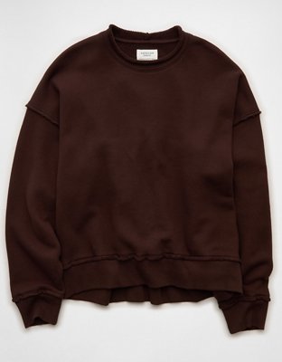 AE On A Roll Crew Neck Sweatshirt | American Eagle