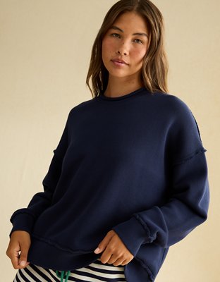 AE On A Roll Crew Neck Sweatshirt | American Eagle