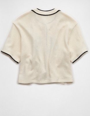 AE Button-Up Jersey | American Eagle