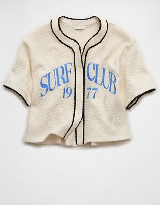 AE Button-Up Jersey | American Eagle