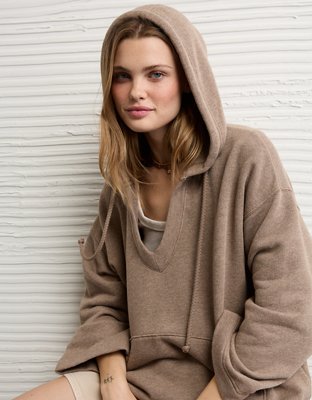 AE Big Hug V-Neck Hoodie from American Eagle - $48.71