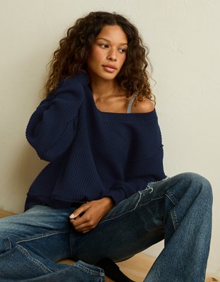 AE Big Hug Waffle Sweatshirt