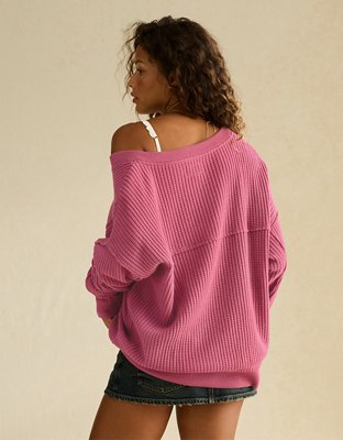 AE Big Hug Waffle Sweatshirt