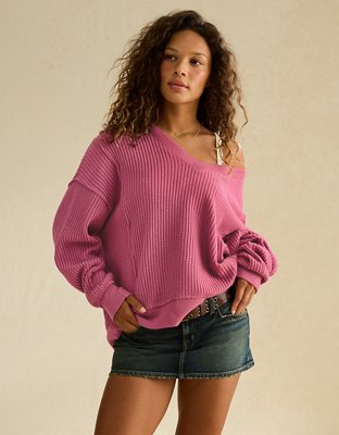 AE Big Hug Waffle Sweatshirt