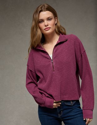 AE Big Hug Quarter-Zip Sweatshirt