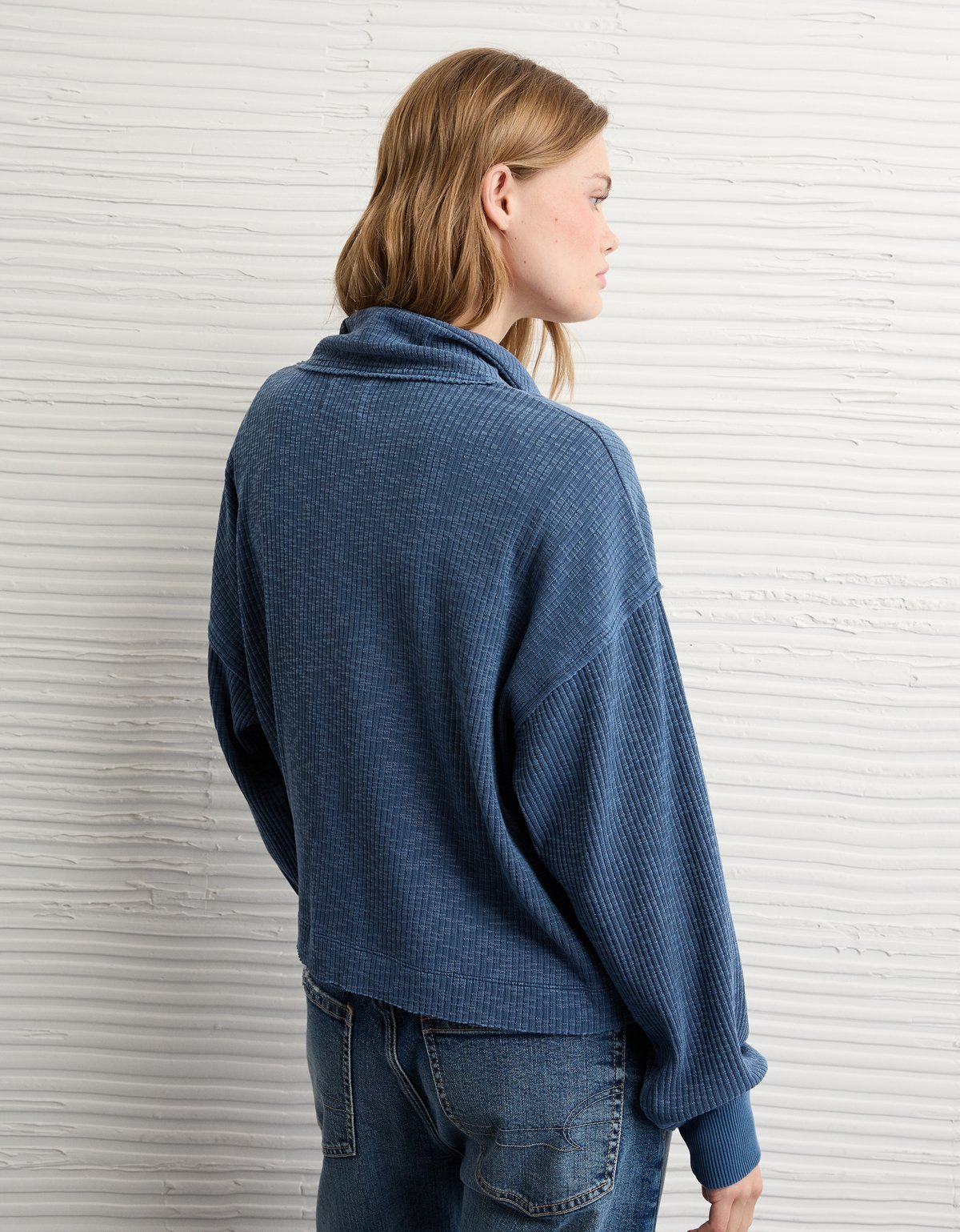 AE Big Hug Quarter-Zip Sweatshirt - image 2