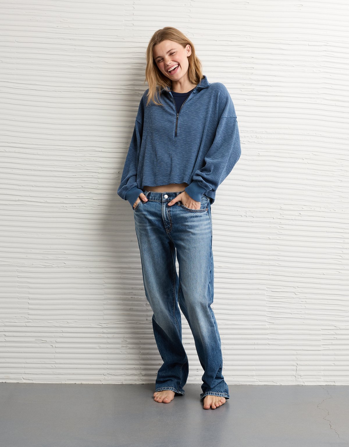 AE Big Hug Quarter-Zip Sweatshirt - image 5