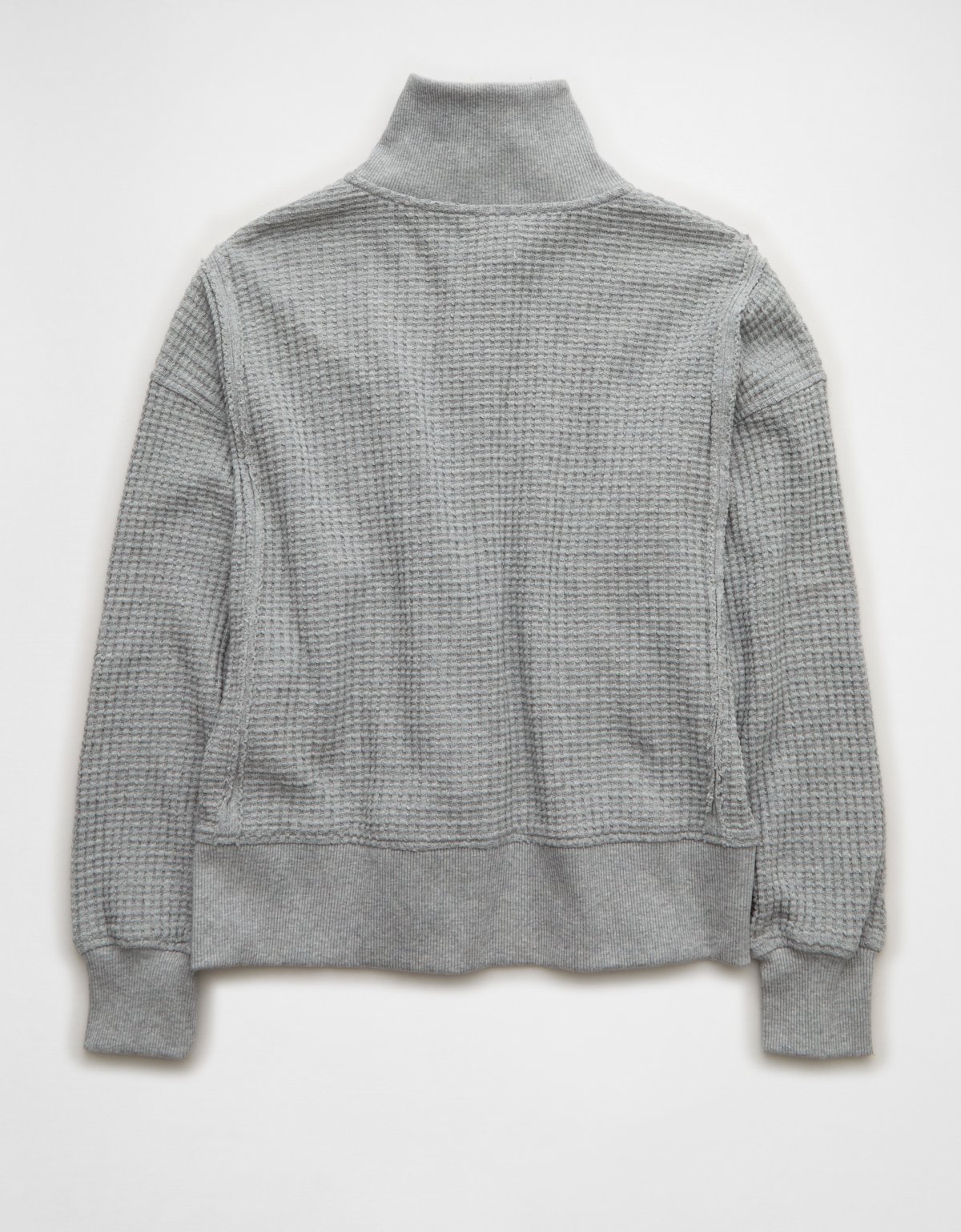 AE Big Hug Waffle Henley Sweatshirt - image 4