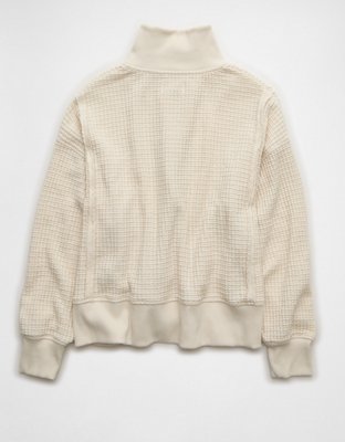 AE Big Hug Waffle Henley Sweatshirt