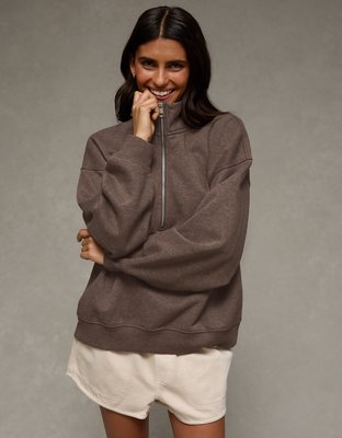 AE Everyday Luxe Quarter Zip Sweatshirt from American Eagle - $62.95