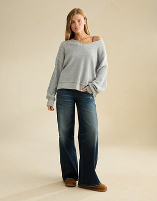 AE Big Hug Waffle Sweatshirt