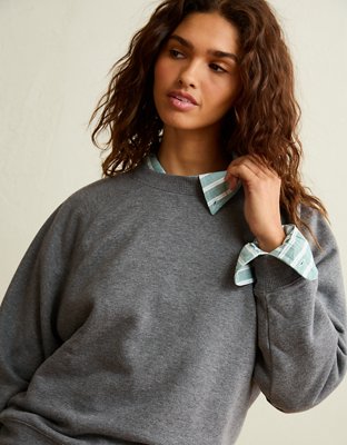 AE Everyday Luxe Crew Neck Sweatshirt