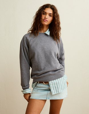 AE Everyday Luxe Crew Neck Sweatshirt