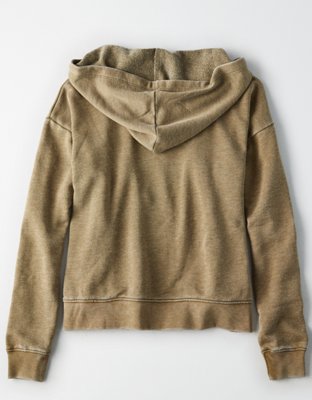Женские худи American Eagle AE Boxy Full Zip — фото 4