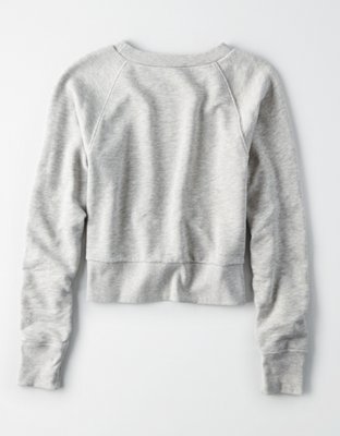 Женские худи American Eagle AE Raglan Fleece Sweatshirt — фото 4