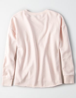 Женские худи American Eagle AE Classic Raw Edge Sweatshirt — фото 4