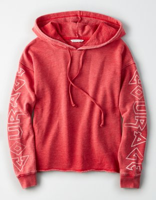 Женские худи American Eagle AE Graphic-Sleeve — фото 3