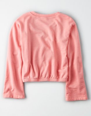 Женские худи American Eagle AE Notch Neck Pullover Sweatshirt — фото 4