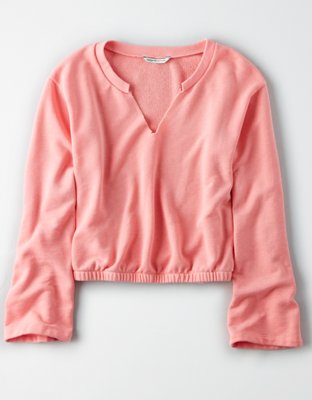 Женские худи American Eagle AE Notch Neck Pullover Sweatshirt — фото 3