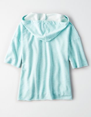 Женские худи American Eagle AE Short Sleeve Cold Shoulder — фото 4