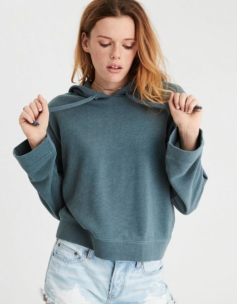 Женские худи American Eagle AE Column Sleeve