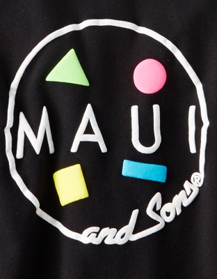Женские худи American Eagle AE X Maui and Sons Graphic Crew Neck Sweatshirt — фото 6