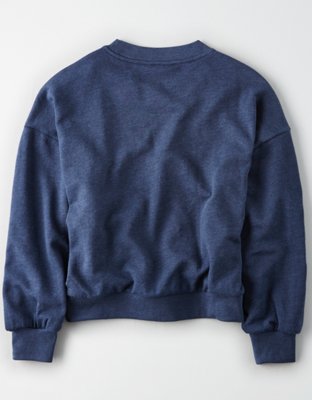 Женские худи American Eagle AE Oversized Drop Armhole Crew Neck Sweatshirt — фото 4