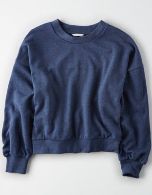 Женские худи American Eagle AE Oversized Drop Armhole Crew Neck Sweatshirt — фото 3