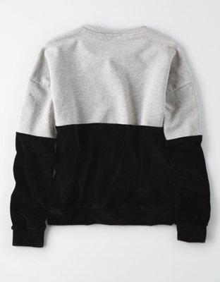 Женские худи American Eagle AE Color Block Crew Neck Sweatshirt — фото 4