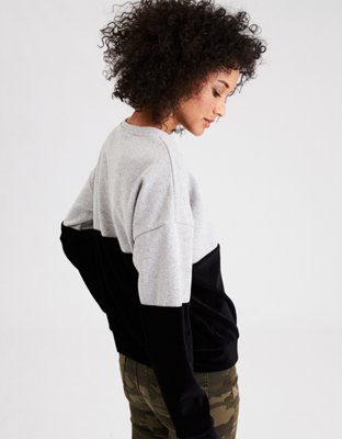 Женские худи American Eagle AE Color Block Crew Neck Sweatshirt — фото 2